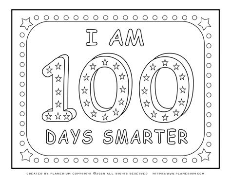 100 Days Smarter Printable